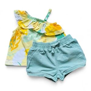 Carter's Mint Green Baby Shorts